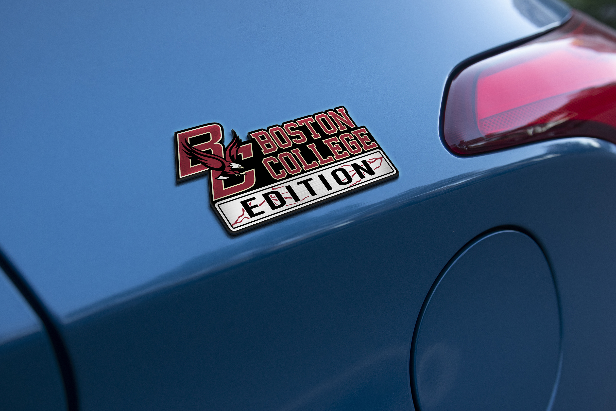 Car Name Emblem Badge mockup 1
