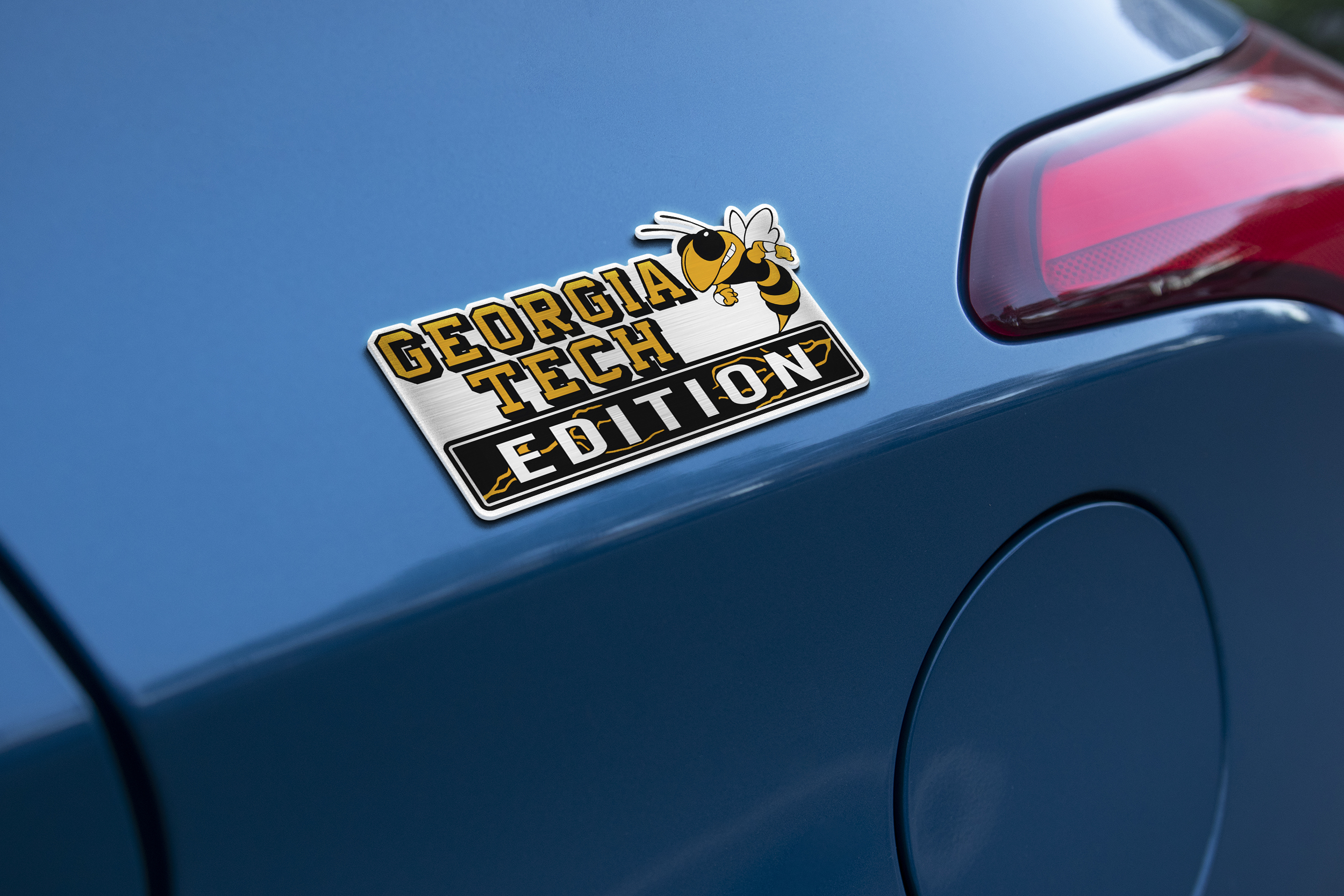 Car Name Emblem Badge mockup 1