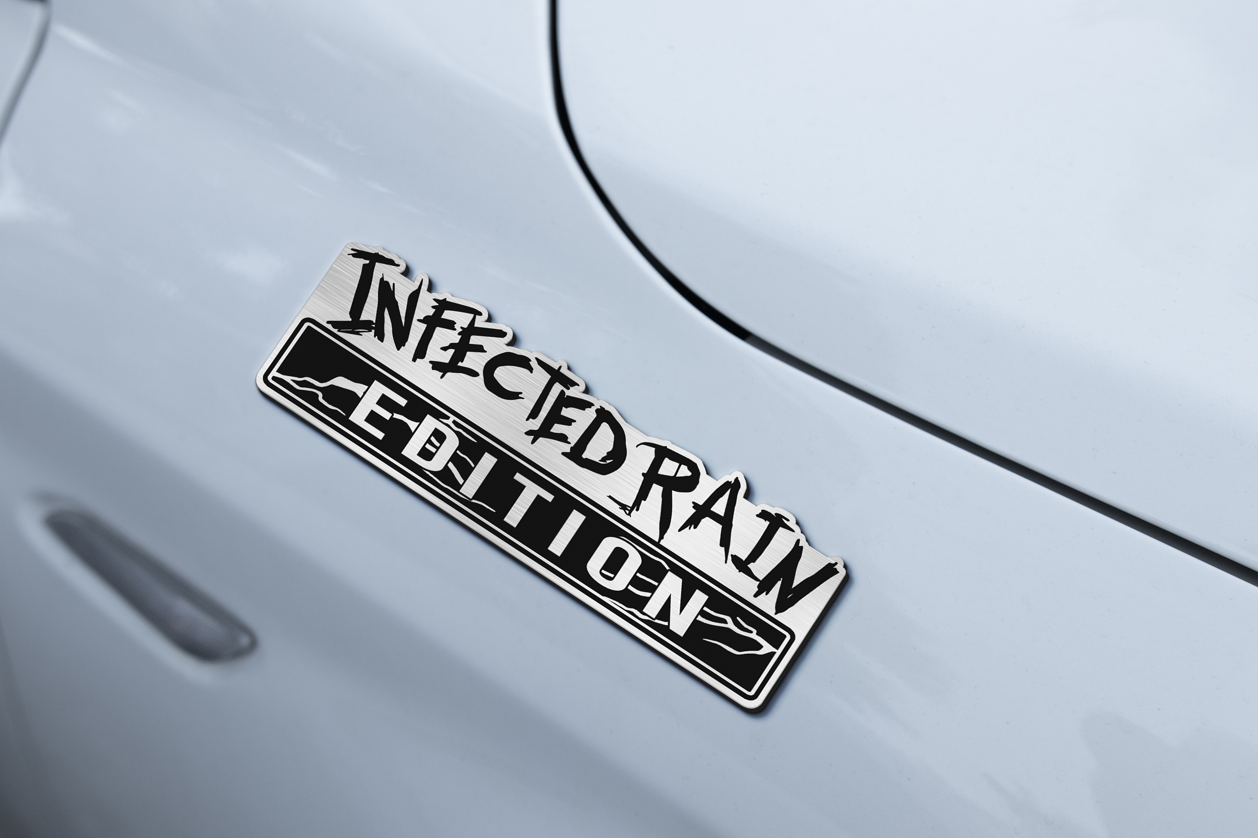 Car Name Emblem Badge mockup 2