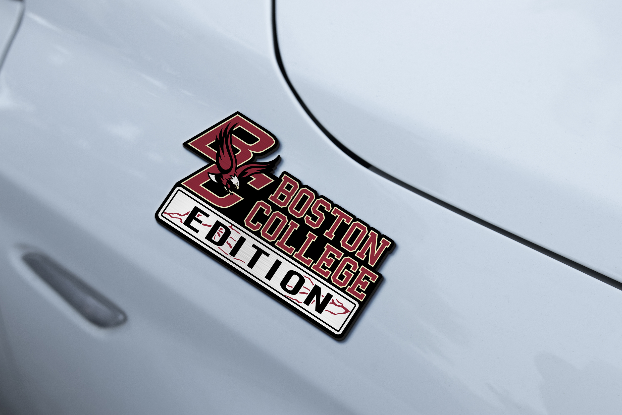 Car Name Emblem Badge mockup 2