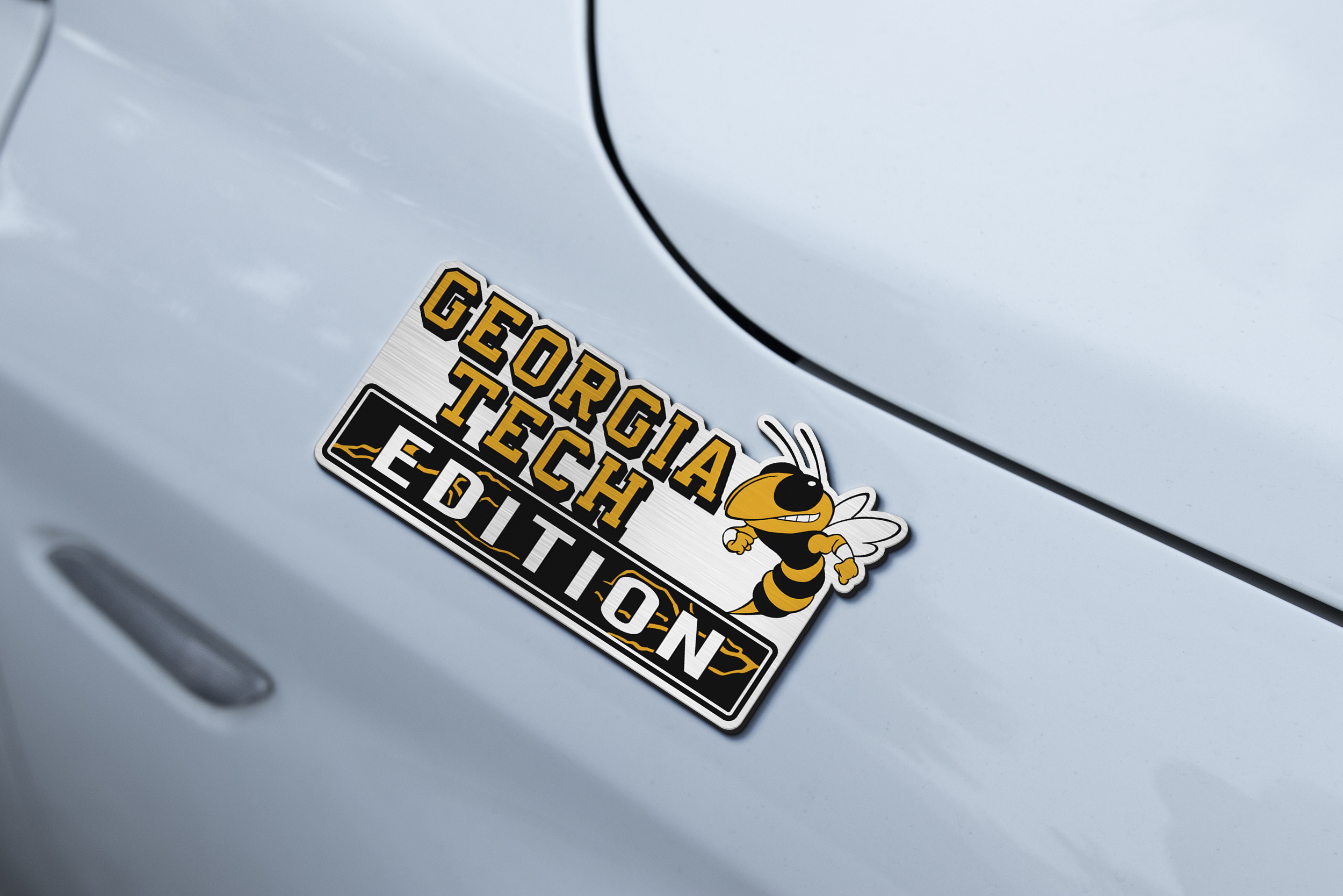 Car Name Emblem Badge mockup 2