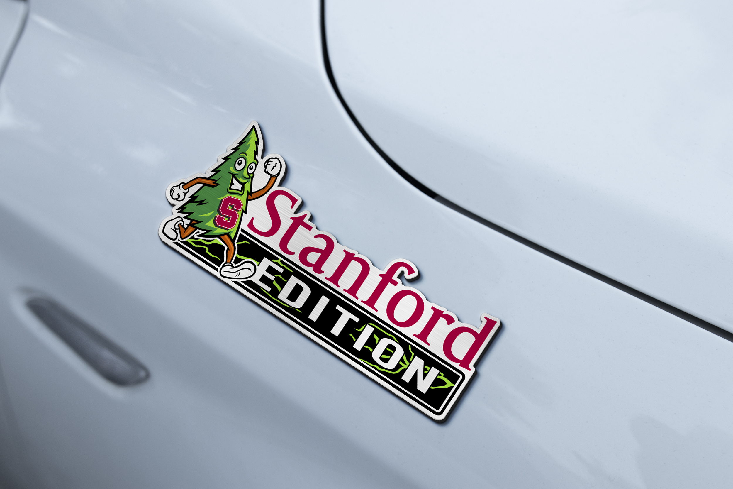 Car Name Emblem Badge mockup 2