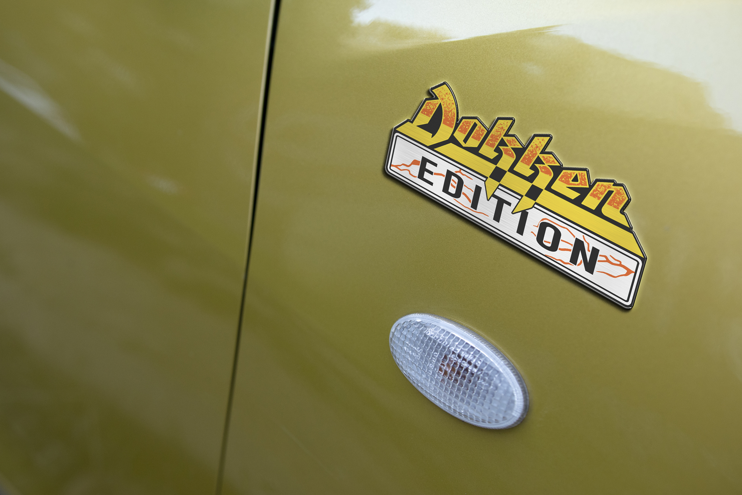 Car Name Emblem Badge mockup 3