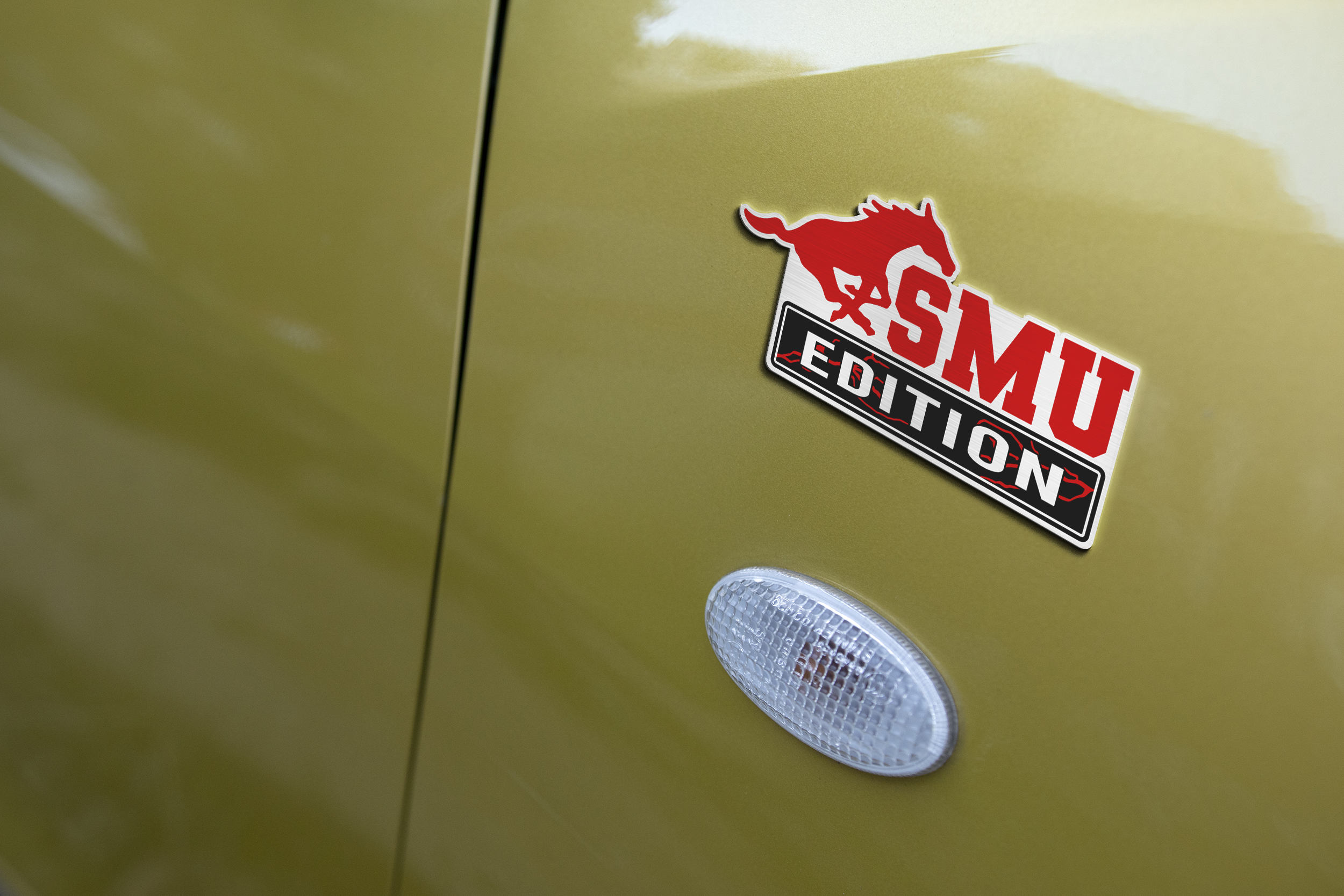 Car Name Emblem Badge mockup 3