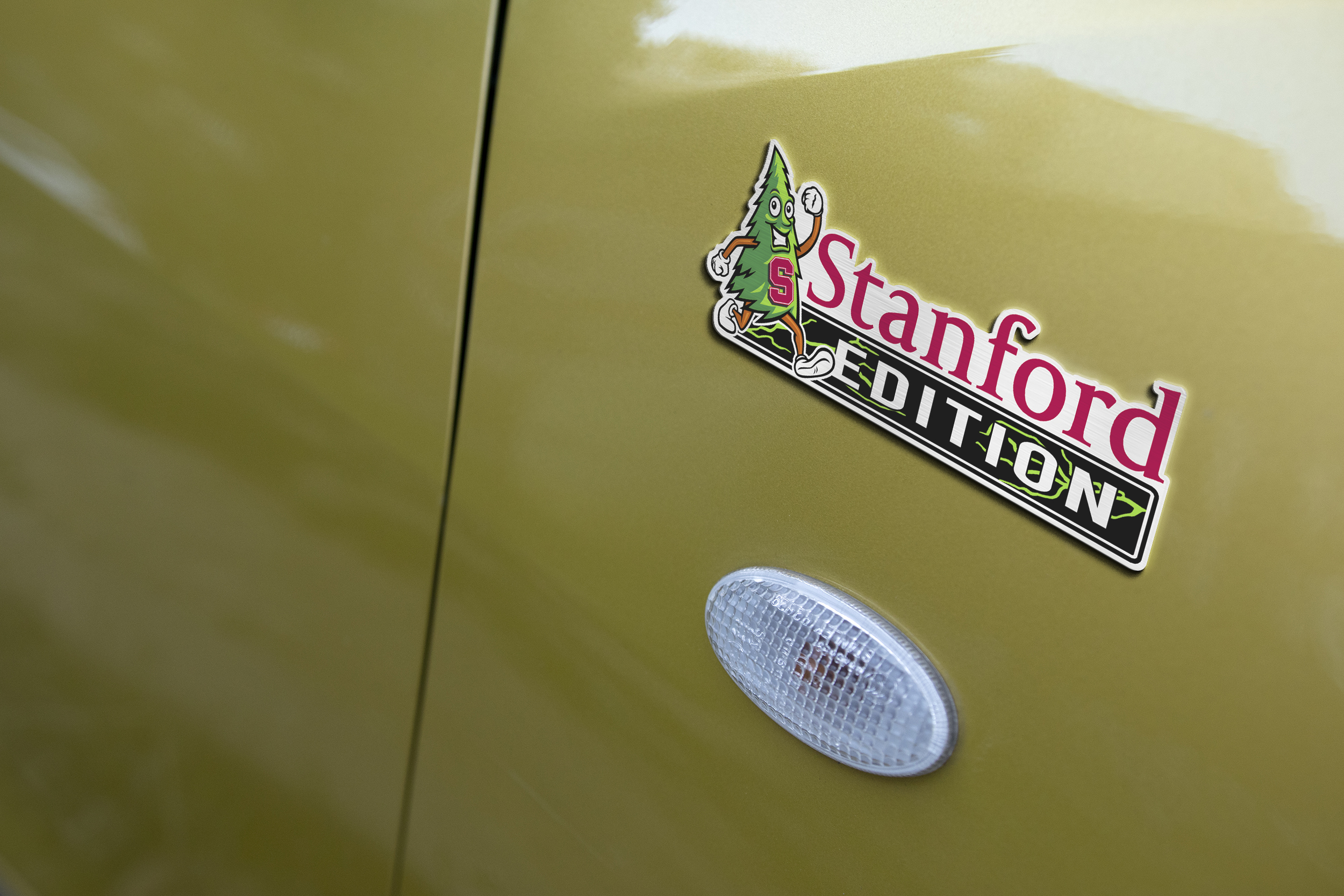 Car Name Emblem Badge mockup 3