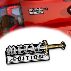 Gothic Sword Metal Edition Car Emblem