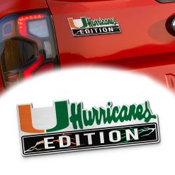 Miami Hurricanes Edition Car Emblem