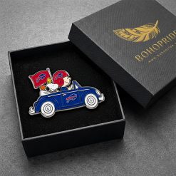 Buffalo Bills Snoopy Ride Button Pin