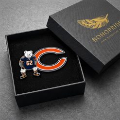One Piece Inspired Chicago Bears Button Pin