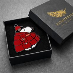 49ers Snoopy Button Pin