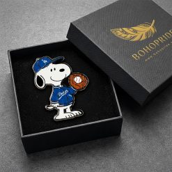 Dodgers Snoopy Button Pin