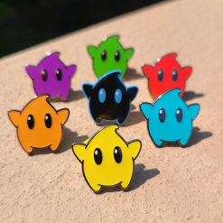 Super Mario Galaxy Luma Star Button Pin