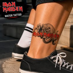 Iron Maiden Water Transfer Tattoo
