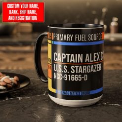 Personalized Star Trek LCARS Mug