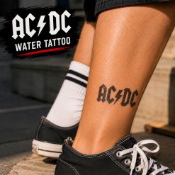 AC/DC Water Transfer Tattoo