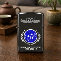 Star Trek Laser Engraved Personalized Lighter