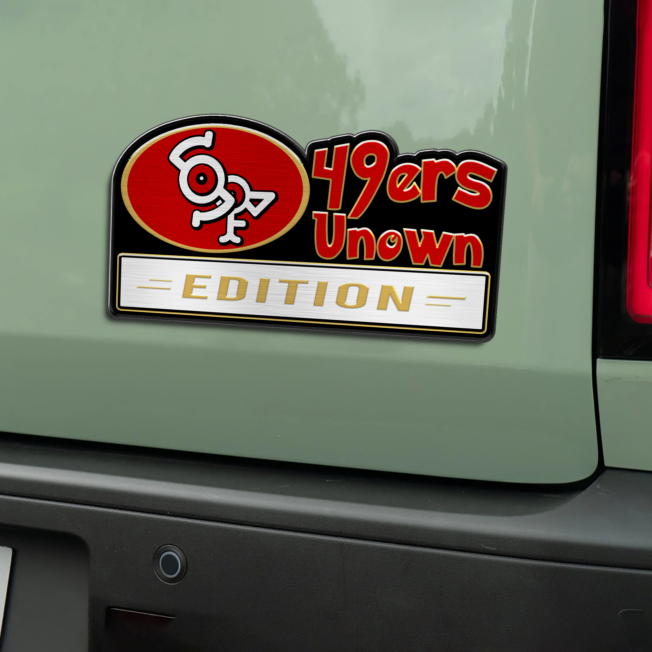 Car Name Emblem Badge Mockup 12