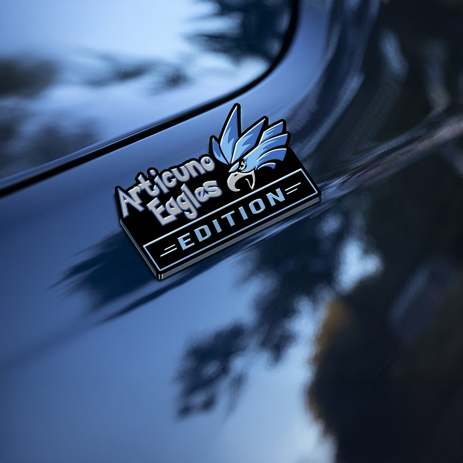 Car Name Emblem Badge Mockup 5