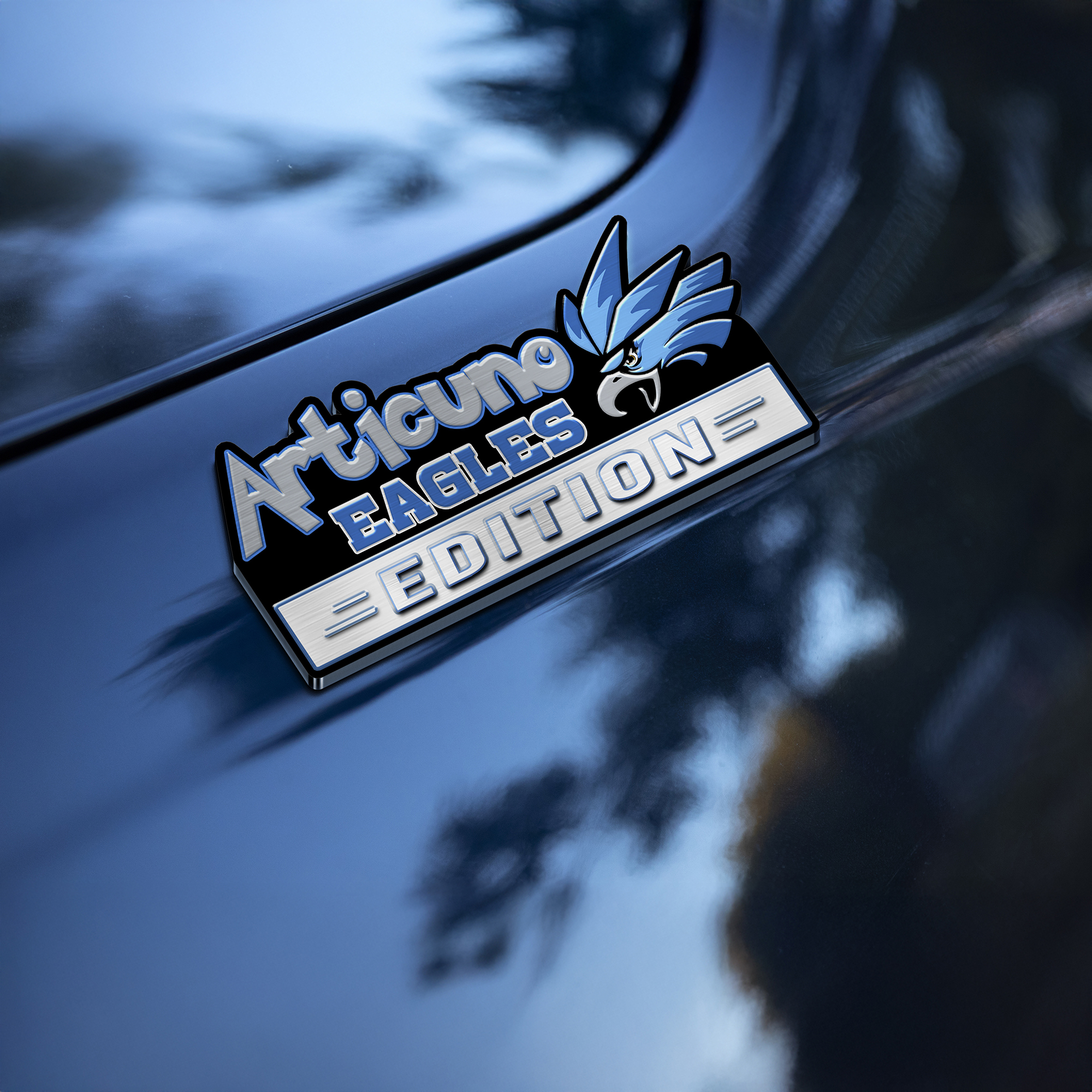Car Name Emblem Badge Mockup 5