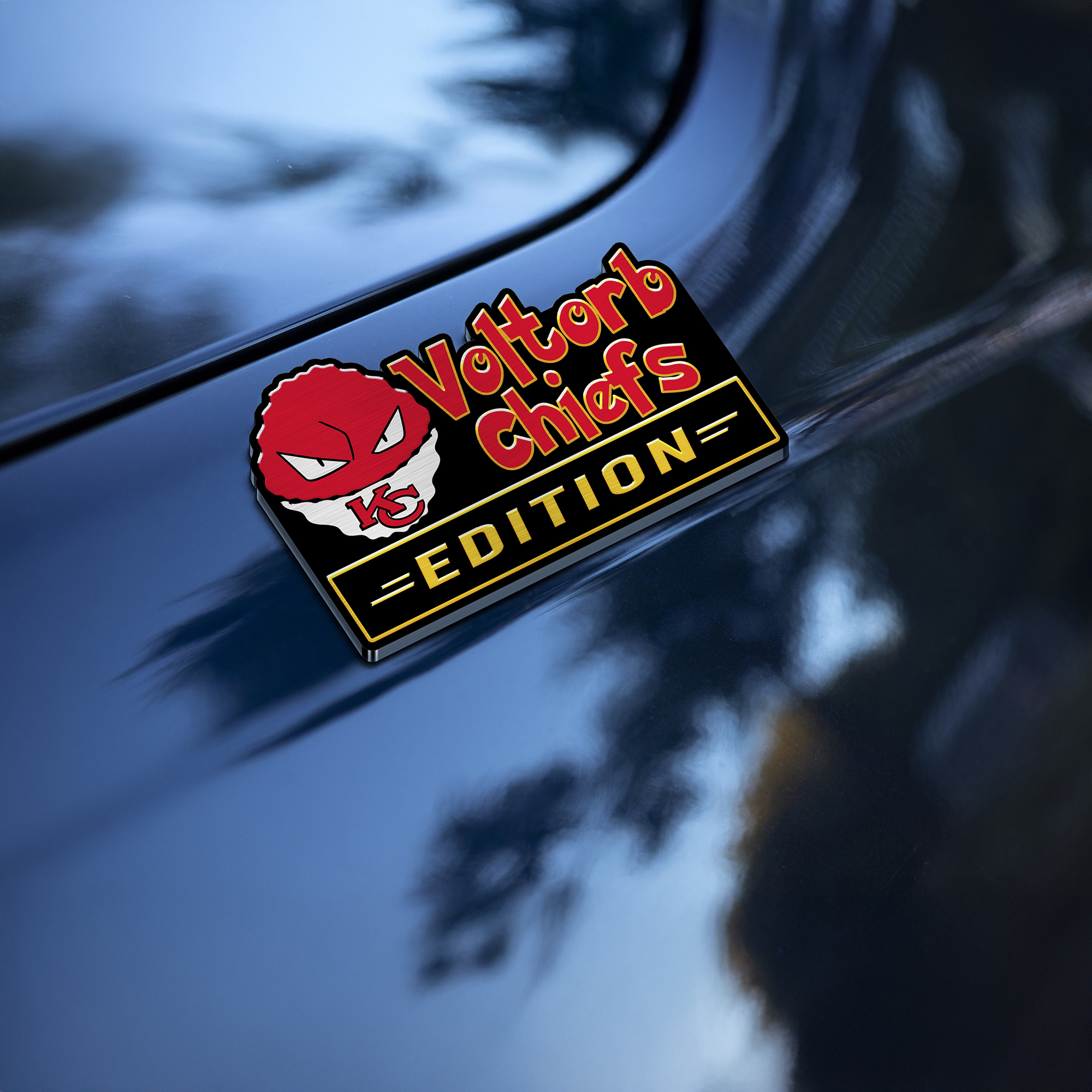 Car Name Emblem Badge Mockup 5