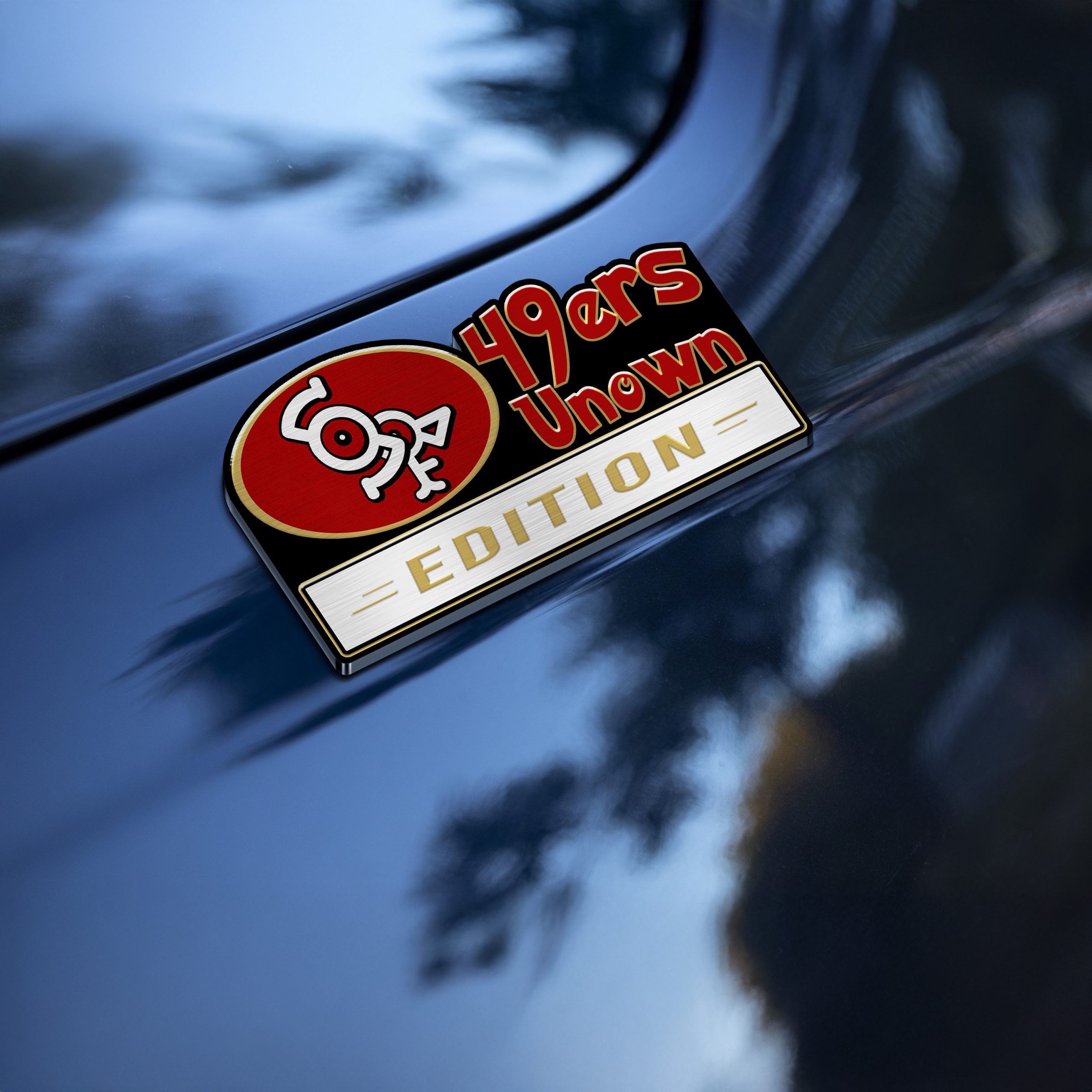 Car Name Emblem Badge Mockup 5