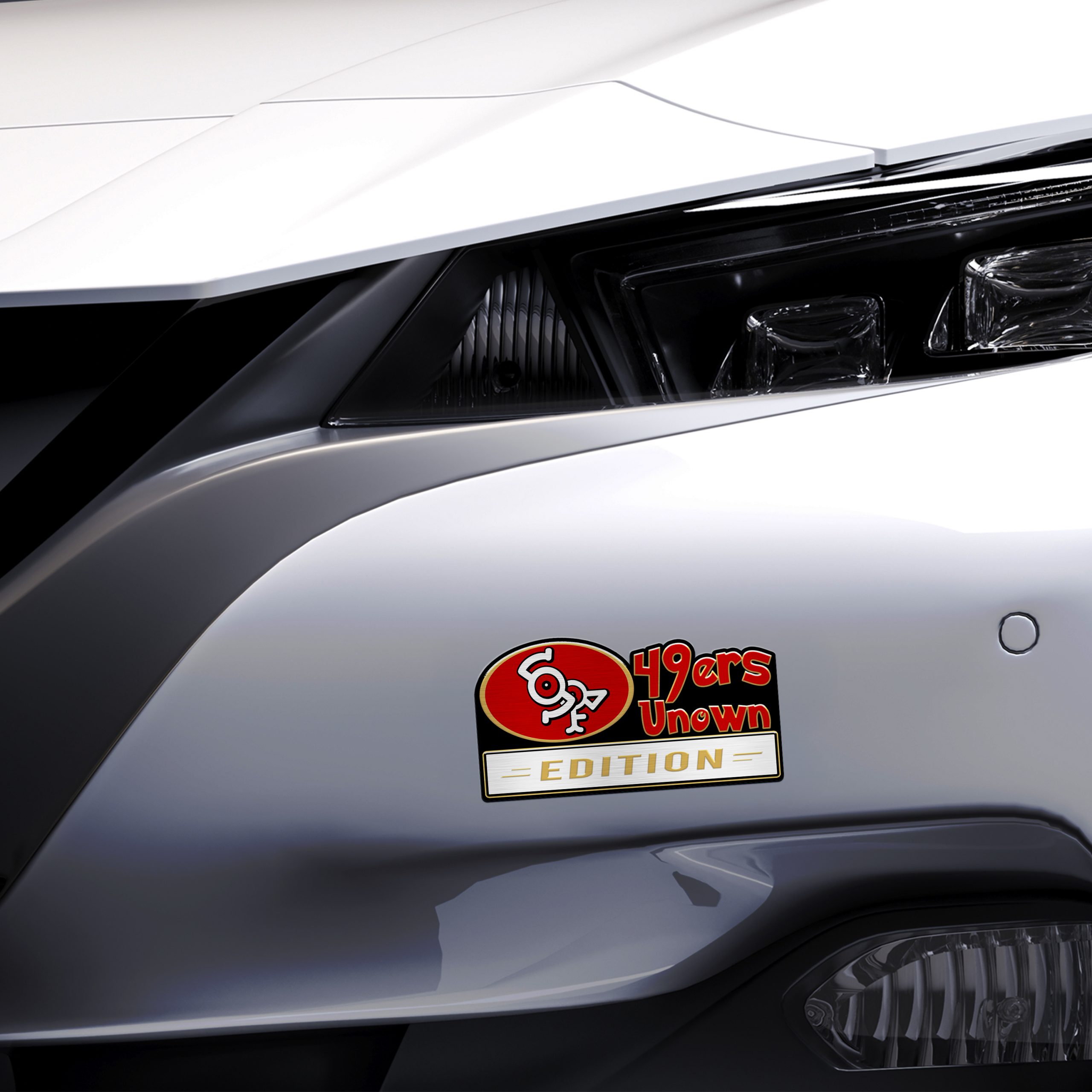 Car Name Emblem Badge Mockup 6