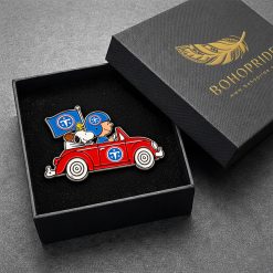 Tennessee Titans Snoopy Ride Button Pin
