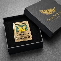 Surprised Pikachu Meme Button Pin