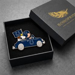 Indianapolis Colts Snoopy Ride Button Pin