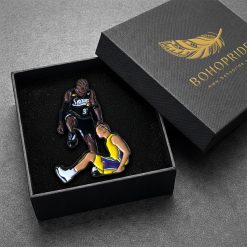 Allen Iverson 76ers Stepover Button Pin