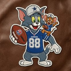 Tom and Jerry Dallas Cowboys Iron-on Patch