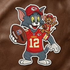 Tom and Jerry Kansas City Chiefs Iron-on Patch