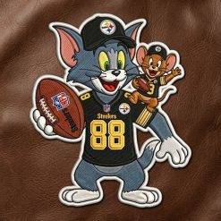 Tom and Jerry Pittsburgh Steelers Iron-on Patch