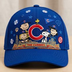 Chicago Cubs x Snoopy Embroidered Cap