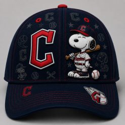Cleveland Guardians x Snoopy Embroidered Cap