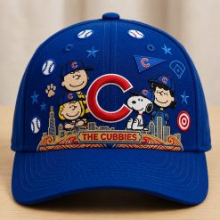 Chicago Cubs x Snoopy Embroidered Cap