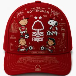 Snoopy x Nottingham Forest Embroidered Cap