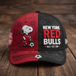 New York Red Bulls Snoopy Embroidered Cap