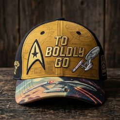 Captain James T. Kirk To Boldly Go Baseball Cap