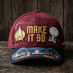 Captain Jean-Luc Picard Make It So Baseball Cap