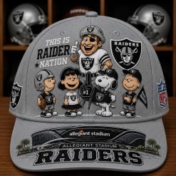 Las Vegas Raiders x Snoopy Embroidered Cap