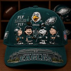 Philadelphia Eagles x Snoopy Embroidered Cap
