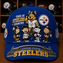 Pittsburgh Steelers x Snoopy Embroidered Cap