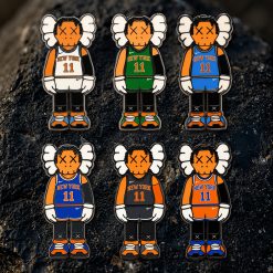 Jalen Brunson Knicks KAWS Button Pin