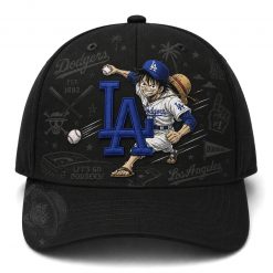 Straw Hat Pirate x Dodgers Embroidered Cap
