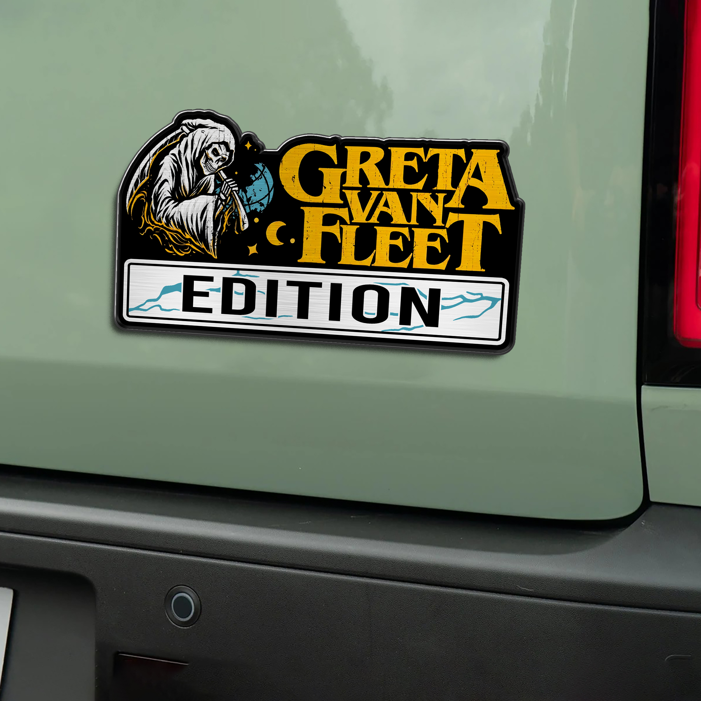 Car Name Emblem Badge Mockup 12