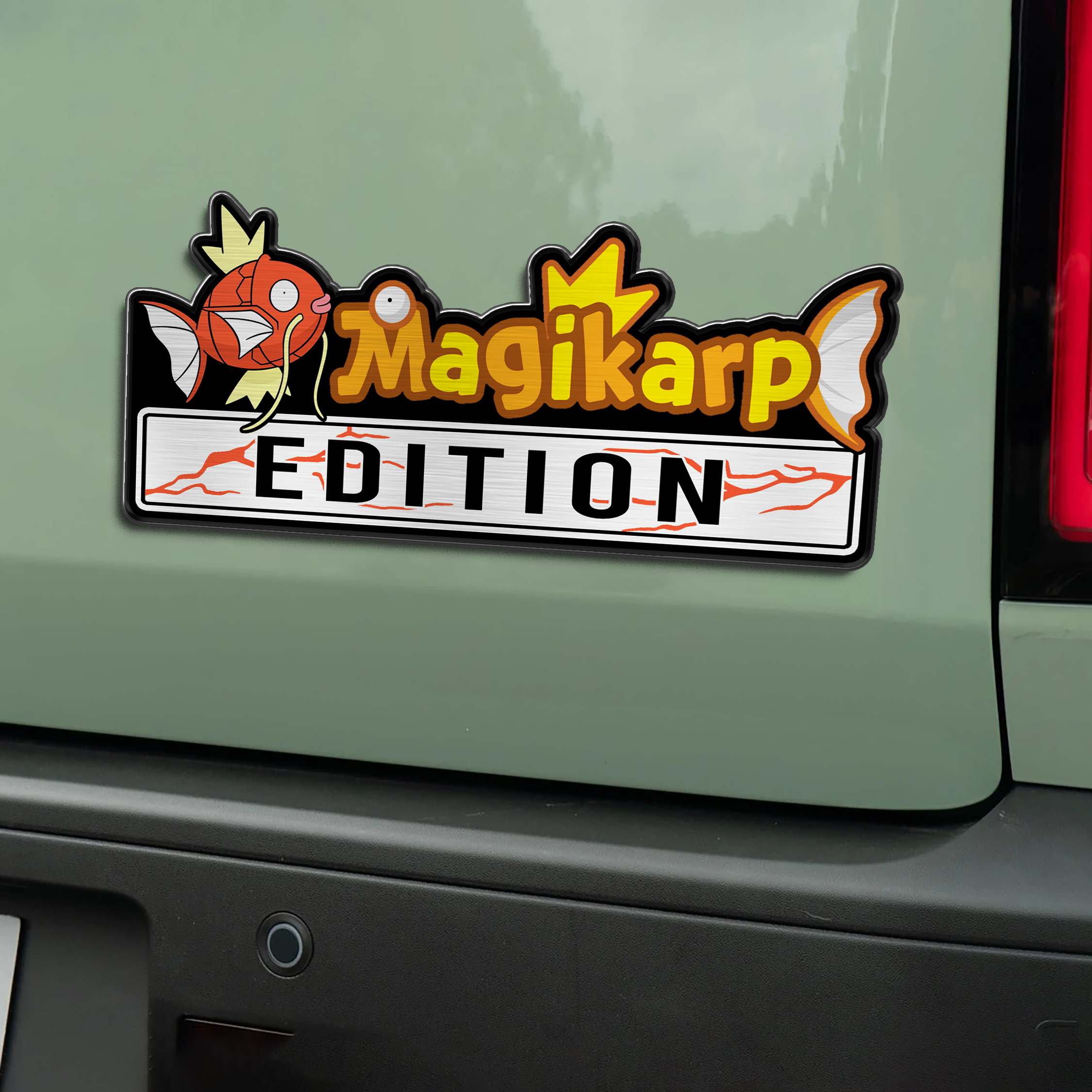 Car Name Emblem Badge Mockup 12