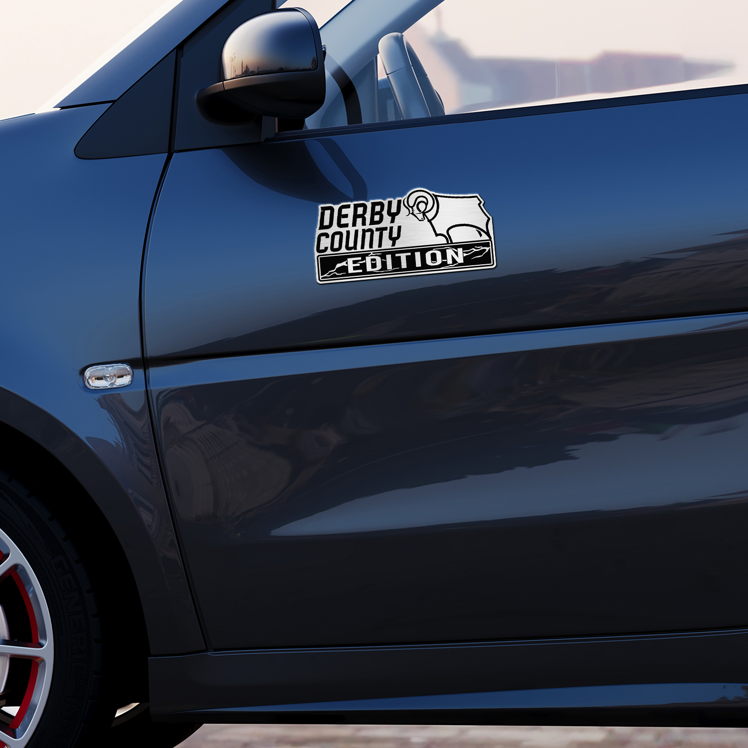 Car Name Emblem Badge Mockup 15