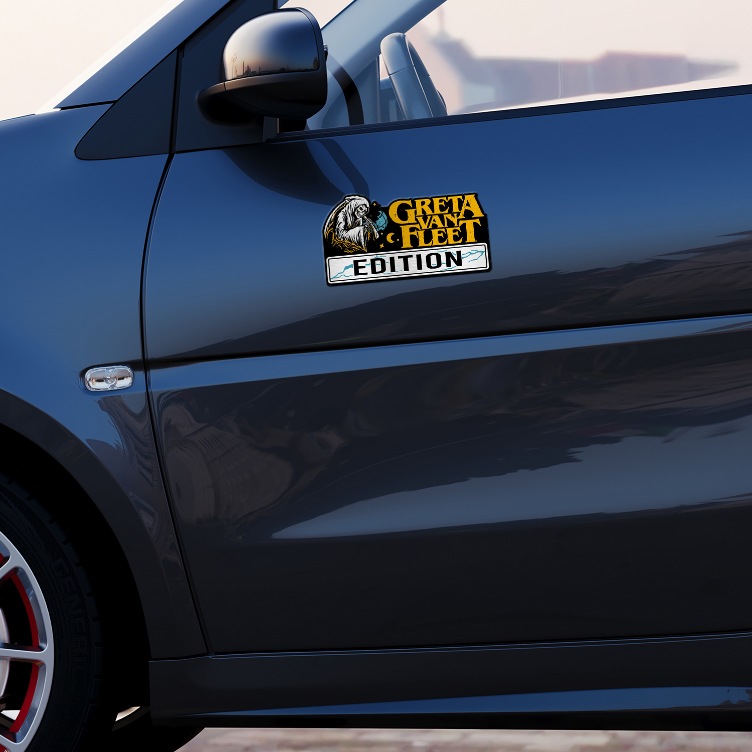 Car Name Emblem Badge Mockup 15