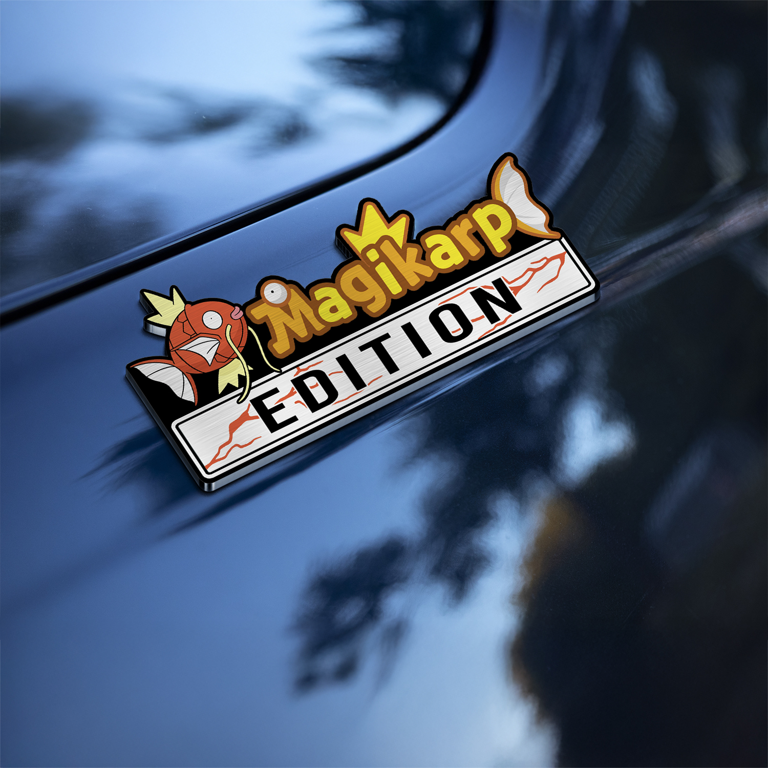 Car Name Emblem Badge Mockup 5